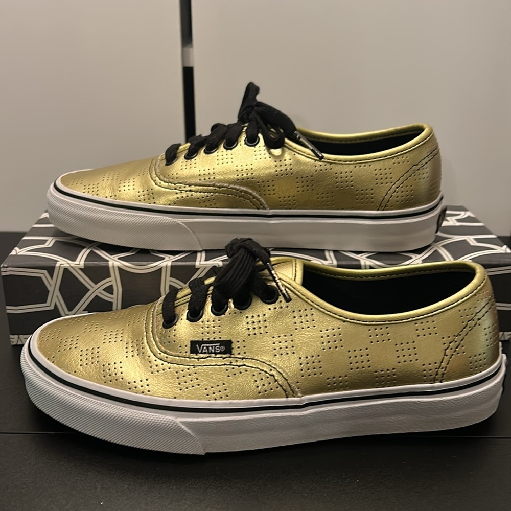Vans Solid Gold Authentic 50th Anniversary Checke… - image 2